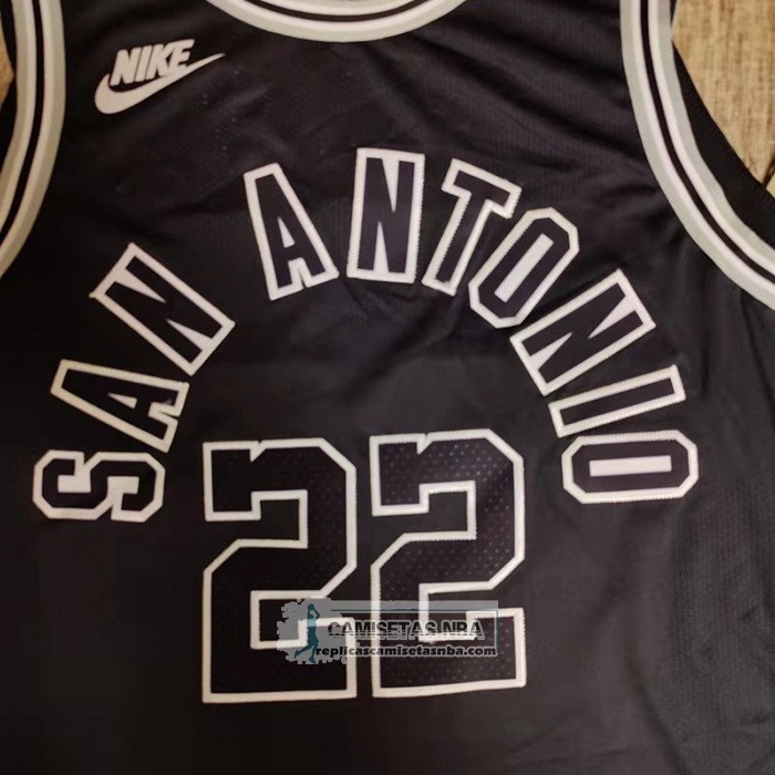 Camiseta San Antonio Spurs Malaki Branham NO 22 Classic Autentico 2022-23 Negro